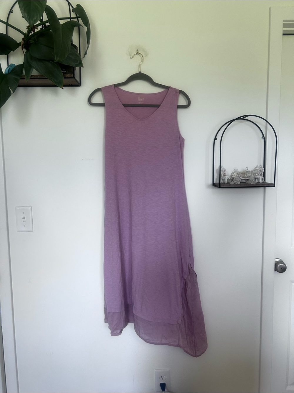 Eileen Fisher Sleepwear by Garnet Hill Organic Pima Cotton Silk Night Dress XS
